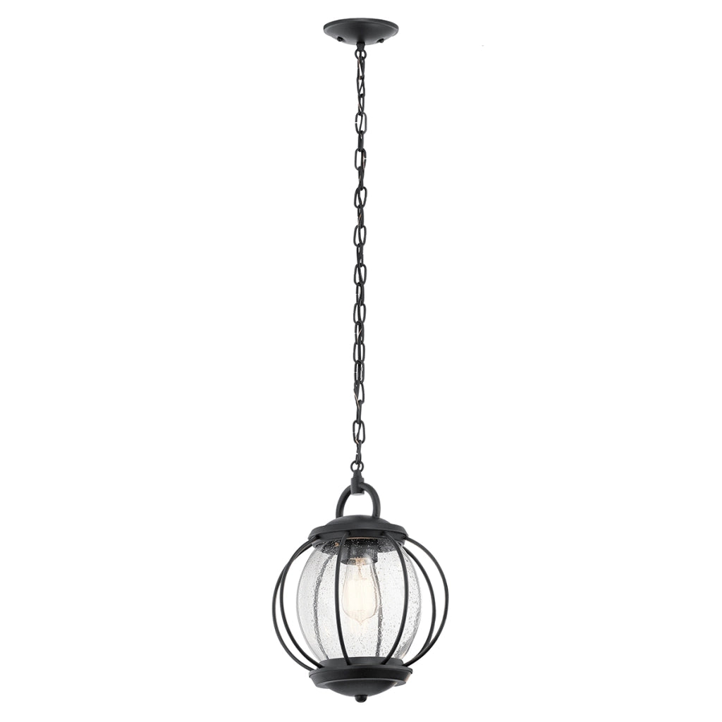 Lampada sospensione esterna nera E27 60W Vandalia Kichler
