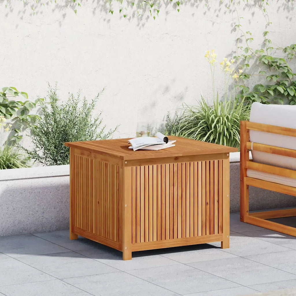 Contenitore da Giardino 75x75x58 cm in Legno Massello di Acacia 319706