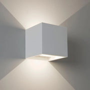 Applique LED cubo bianca da parete 12W IP65 – Luce calda, naturale o fredda – Up & down per esterno Colore della luce: Luce Naturale