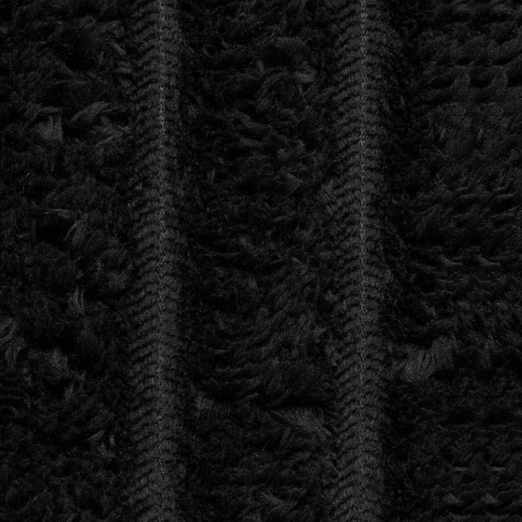 Coperte da Pile 6 pz Nero 200 x 150 cm Panno