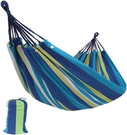 Hangmat esterna per due persone - materasso a schiuma per esterno - con tasca porta - per patio, giardino, terrazza, viaggio
