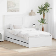 Struttura del letto Bianco 75 x 190 cm Legno Ingegnerizzato 3410214