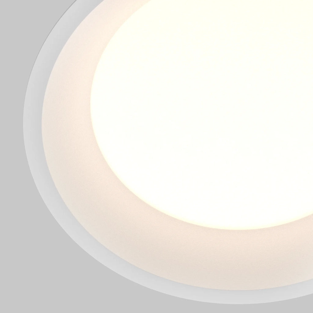 Maytoni lampada da incasso Okno 1 luce LED integrato bianco metallo