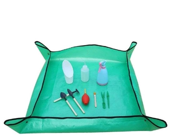 Matrice per la trasposizione delle piante - 39x39 Pollici - Materiale PE di alta qualità - Matrice per giardinaggio - Ripiegabile