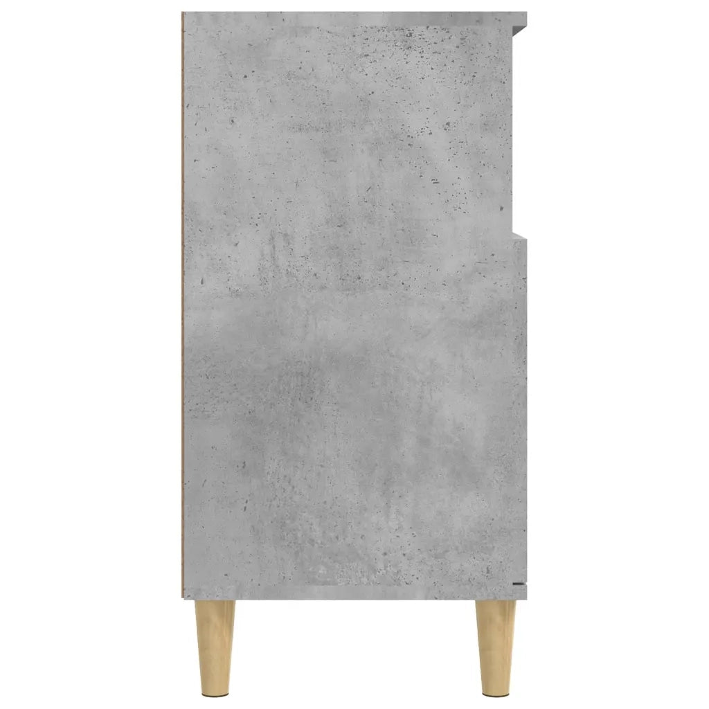 Credenza-Buffet-Armadio da cucina Grigio Cemento 60x35x70 cm in Legno Multistrato 655346