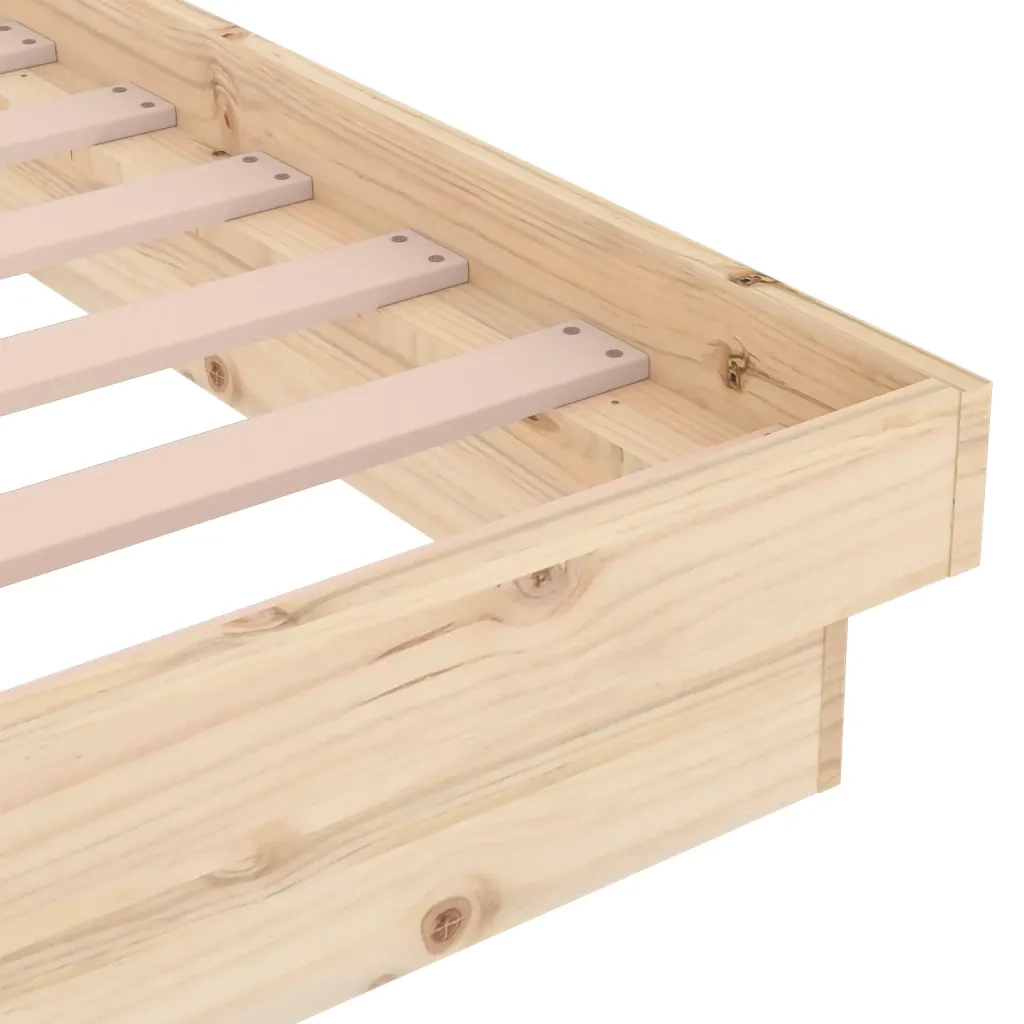 Giroletto-Struttura Letto in Legno Massello 120x190 cm Small Double 511840
