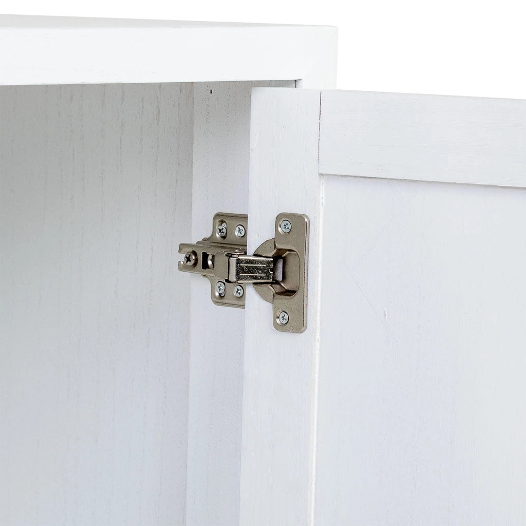 Credenza con 1 cassetto e 2 ante in legno e metallo 80x39,5x89h cm