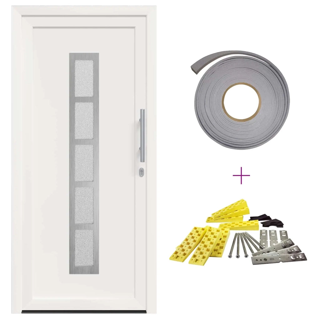 Porta Frontale Bianco 98 x 208 cm PVC 3445677