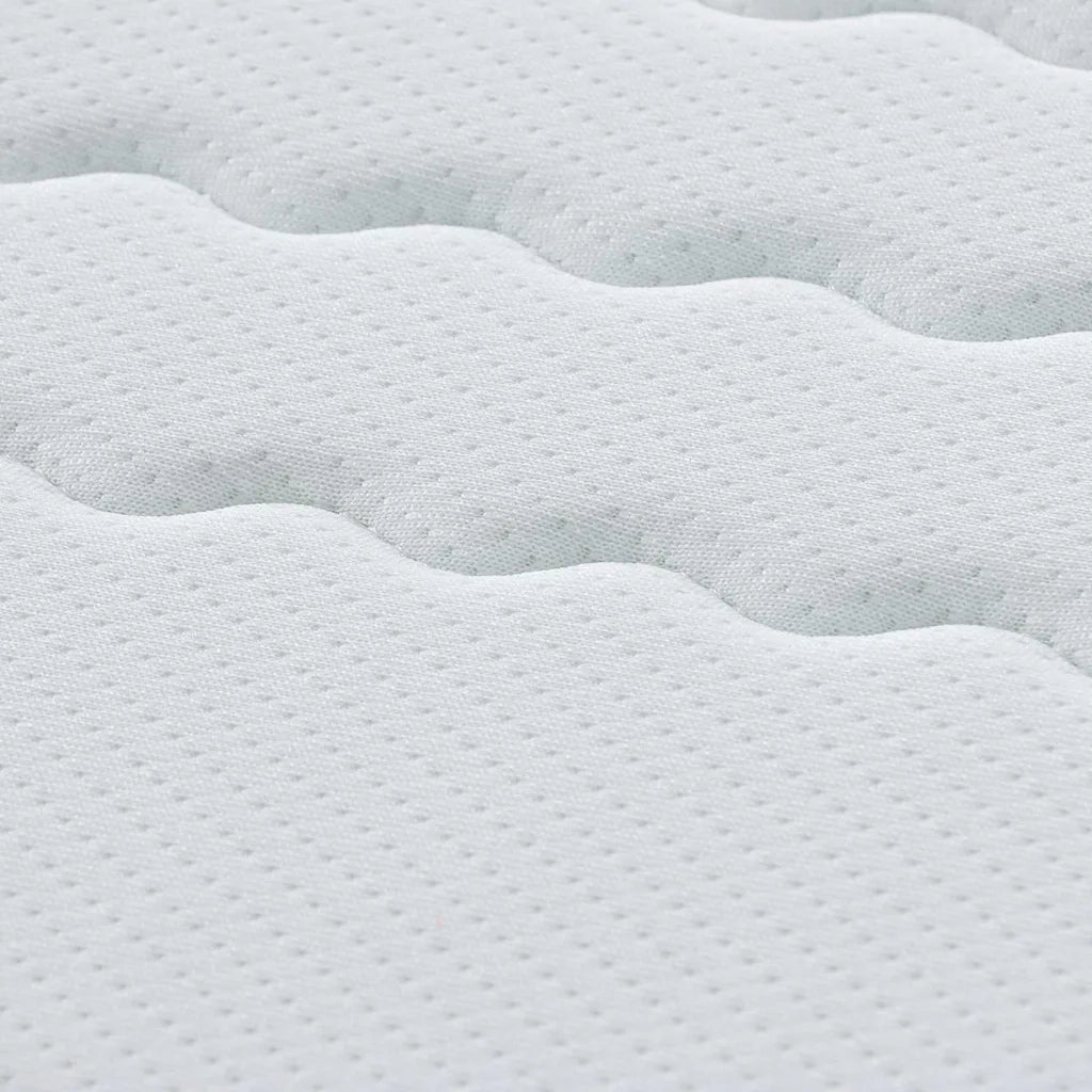 Materasso Bianco e Grigio 80 x 200 cm Molla Bonell