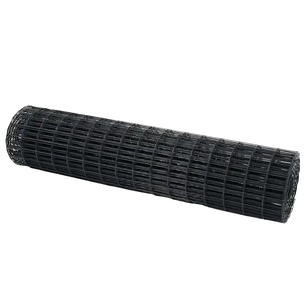 Recinzione Euro Grigio 1,2 x 10 m Ferro rivestito in PVC 42004502