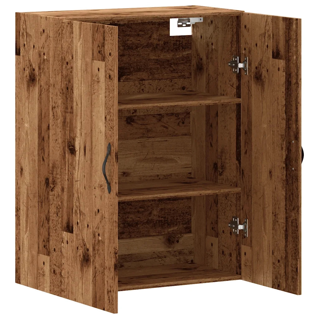 Armadietto a Muro | Mobile a Parete Legno Antico 69,5x34x90 cm in Truciolato