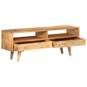Mobile Porta TV 110x30x41 cm in Legno Massello di Mango 352783