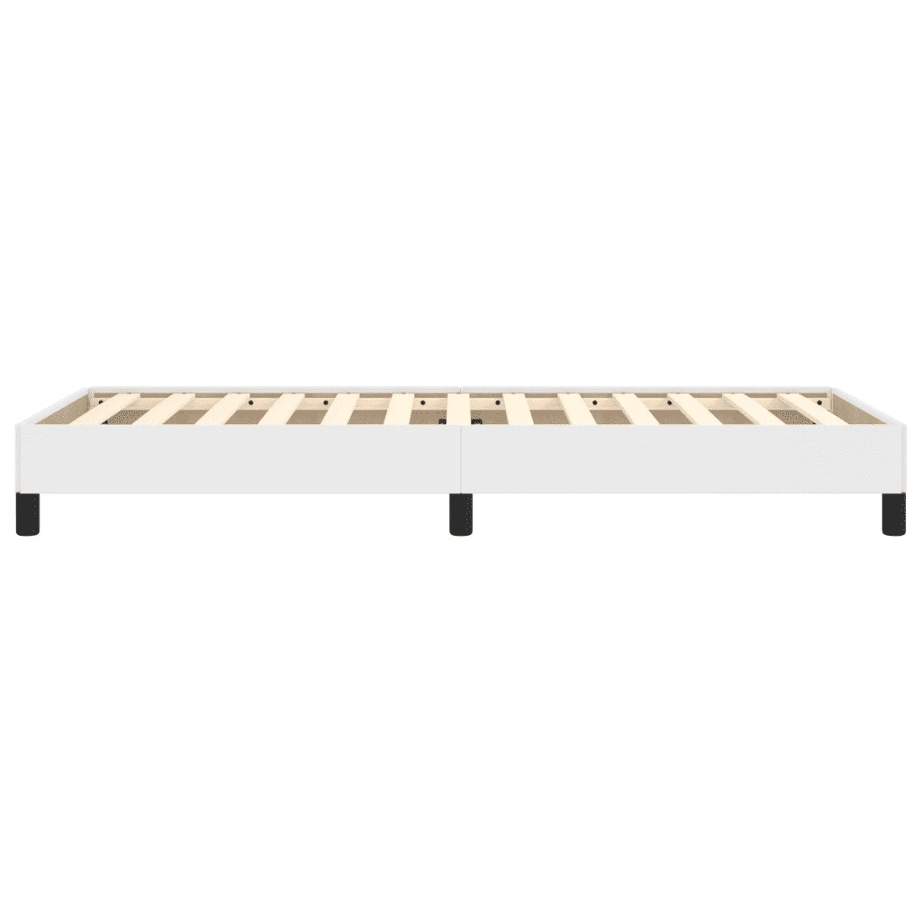 Giroletto-Struttura Letto Bianco 90x190 cm in Similpelle 399518