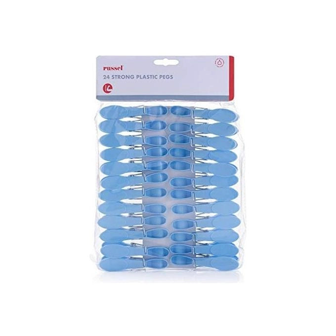 24 Mollette da bucato medie in plastica