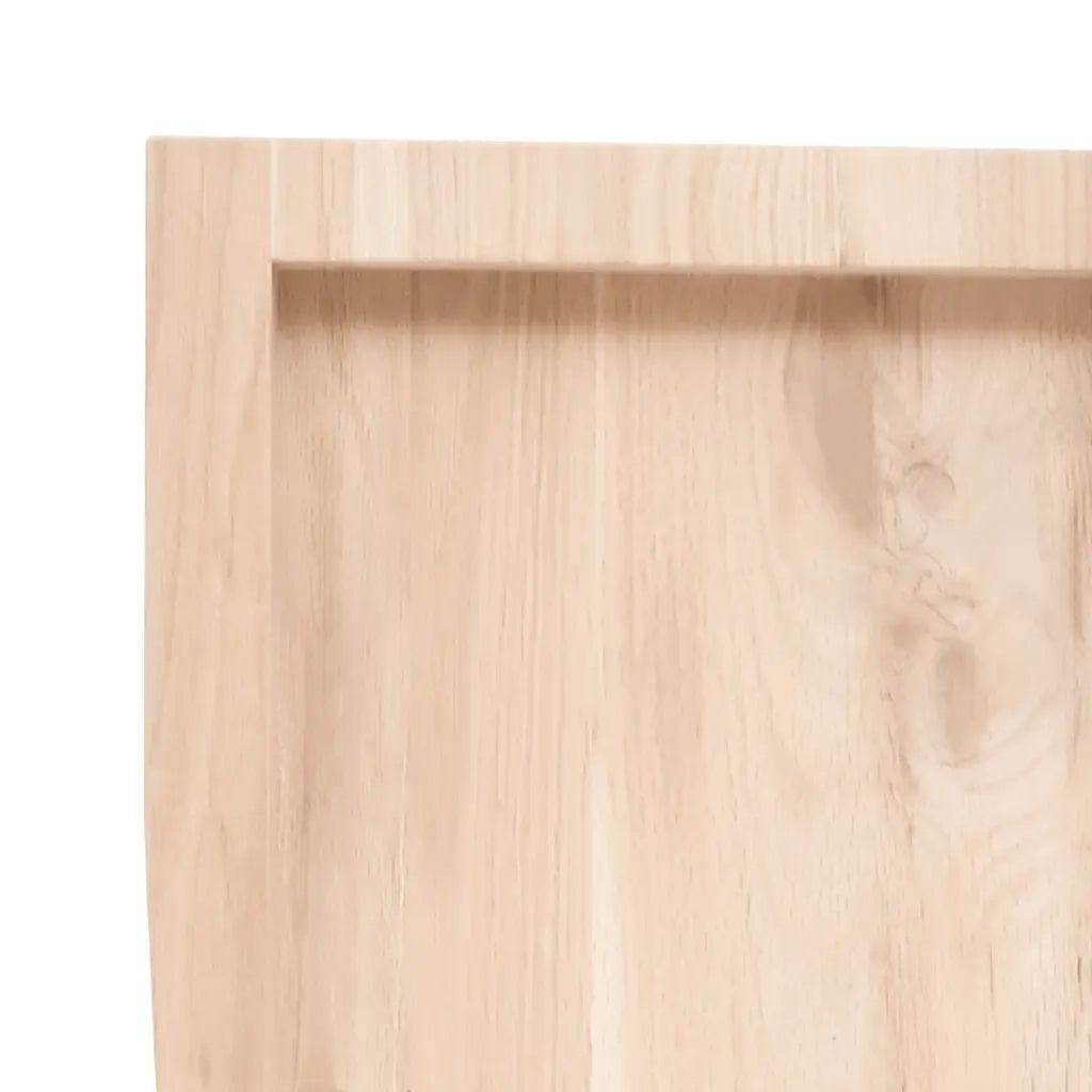 Piano Bagno 60x40x(2-6) cm in Legno Massello Non Trattato 3156010
