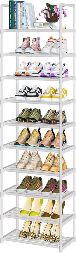 Scaffale per Scarpe - Organizzatore Metallico Robusto per Cabi, Spazi Ristretti