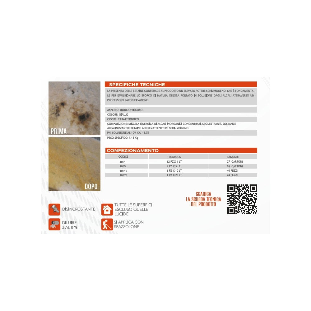 Abichem 1lt deter power sgrassante super potente