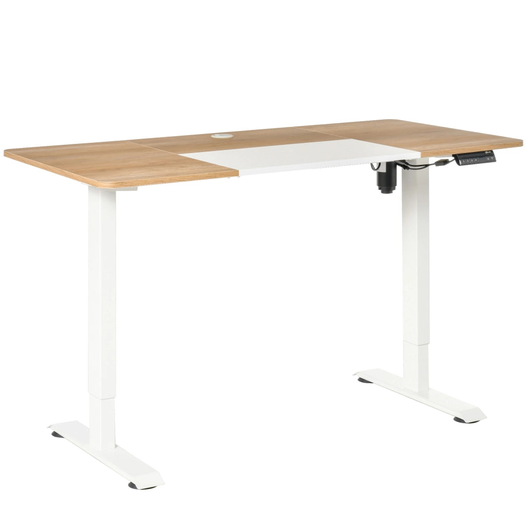 Scrivania Elettrica Regolabile in Altezza ¨C Minimal ¨C Bianco 140x70 cm
