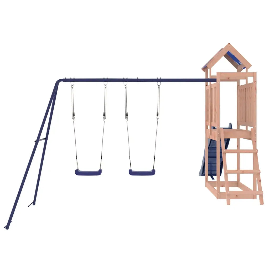 Set da Gioco da Esterno in Legno Massello di Douglas