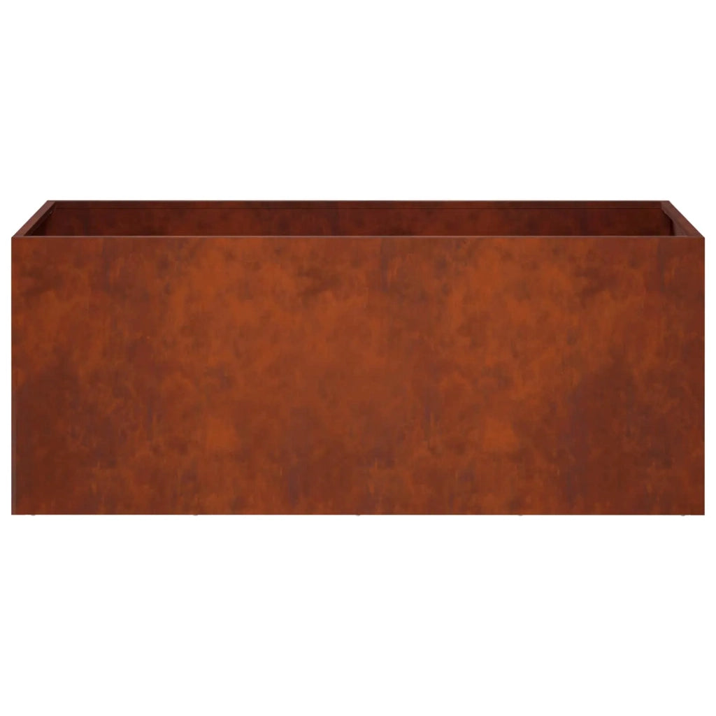 Vaso da giardino Ruggine 80 x 40 x 40 cm Acciaio Corten 8005244