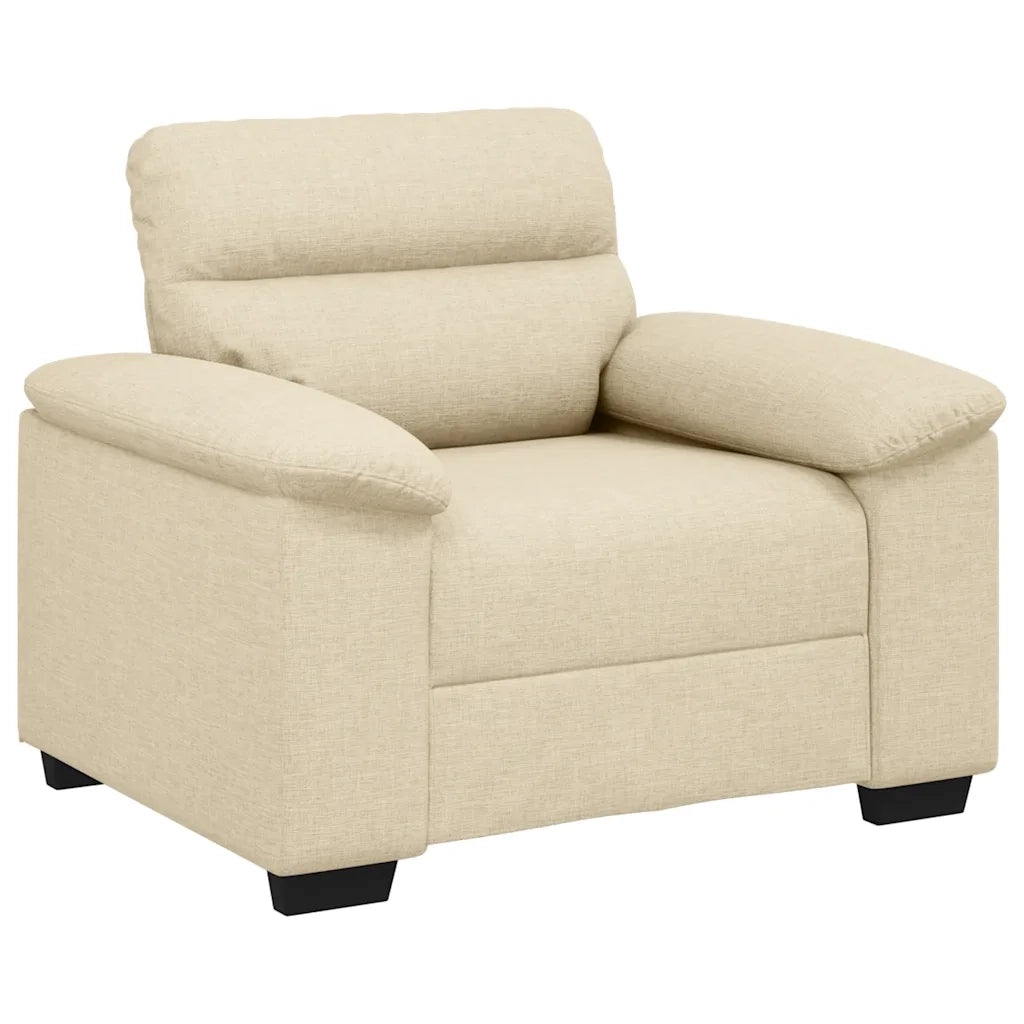 Poltrona Crema 100x81x84 cm in Tessuto 4105294