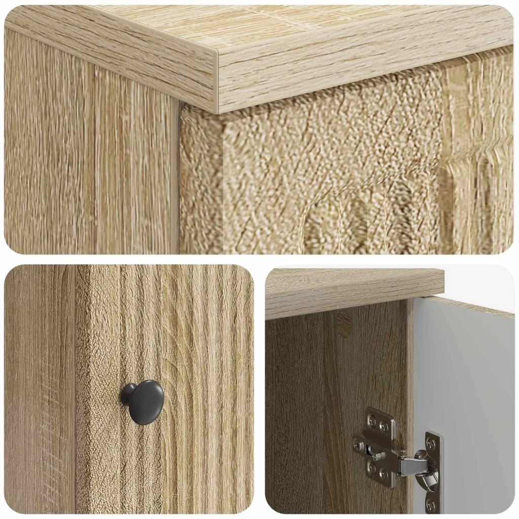 Scrivania | Tavolo da Ufficio Rovere Sonoma Legno ingegnerizzato 142,5 x 50 x 75 cm
