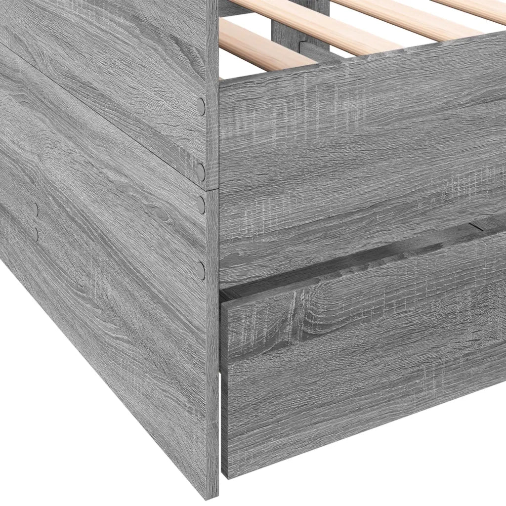 Divano Letto con Cassetti senza Materasso 100x200 cm