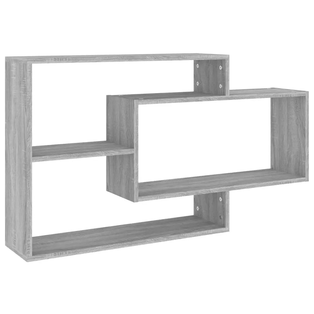 Mensola a Muro Grigio Sonoma 104x20x58,5 cm Legno Multistrato 815289