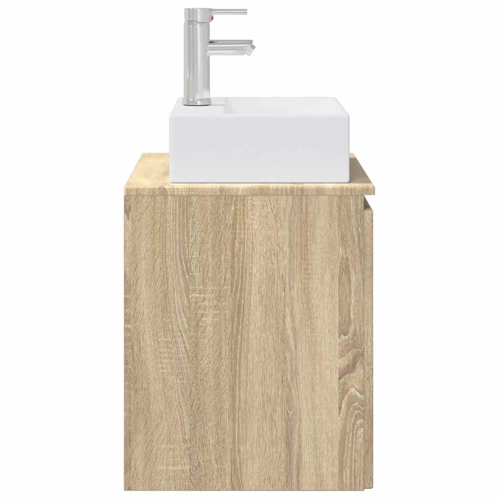 Mobile Lavabo da Parete Rovere Sonoma 49,5 x 41 x 62,5 cm 890414