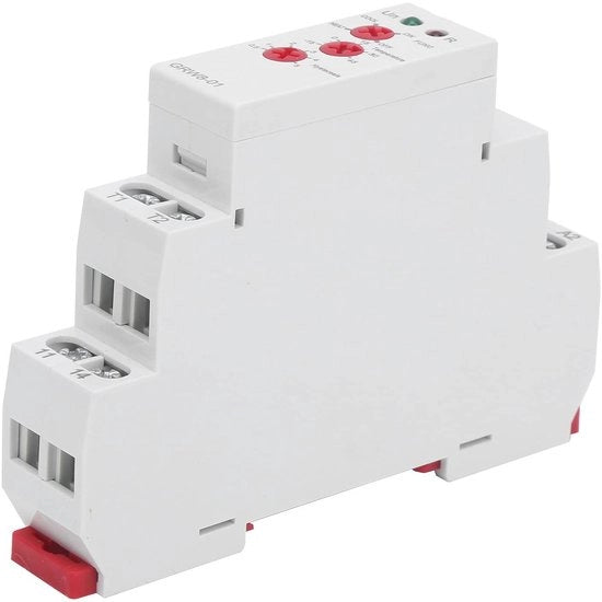 Regolatore di temperatura - Relè di regolazione di temperatura - Monitoraggio di temperatura alta/bassa - Alimentazione AC/DC 24V-240V - Histeresi 0,5℃ fino a 5℃ - Resistente ai shock 16A/AC1 - Regolatore di temperatura