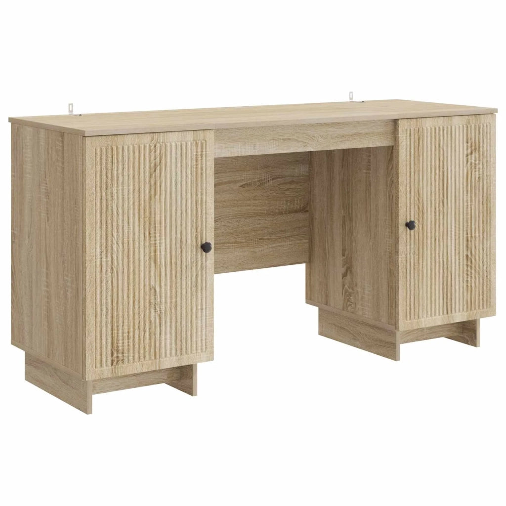 Scrivania | Tavolo da Ufficio Rovere Sonoma Legno ingegnerizzato 142,5 x 50 x 75 cm