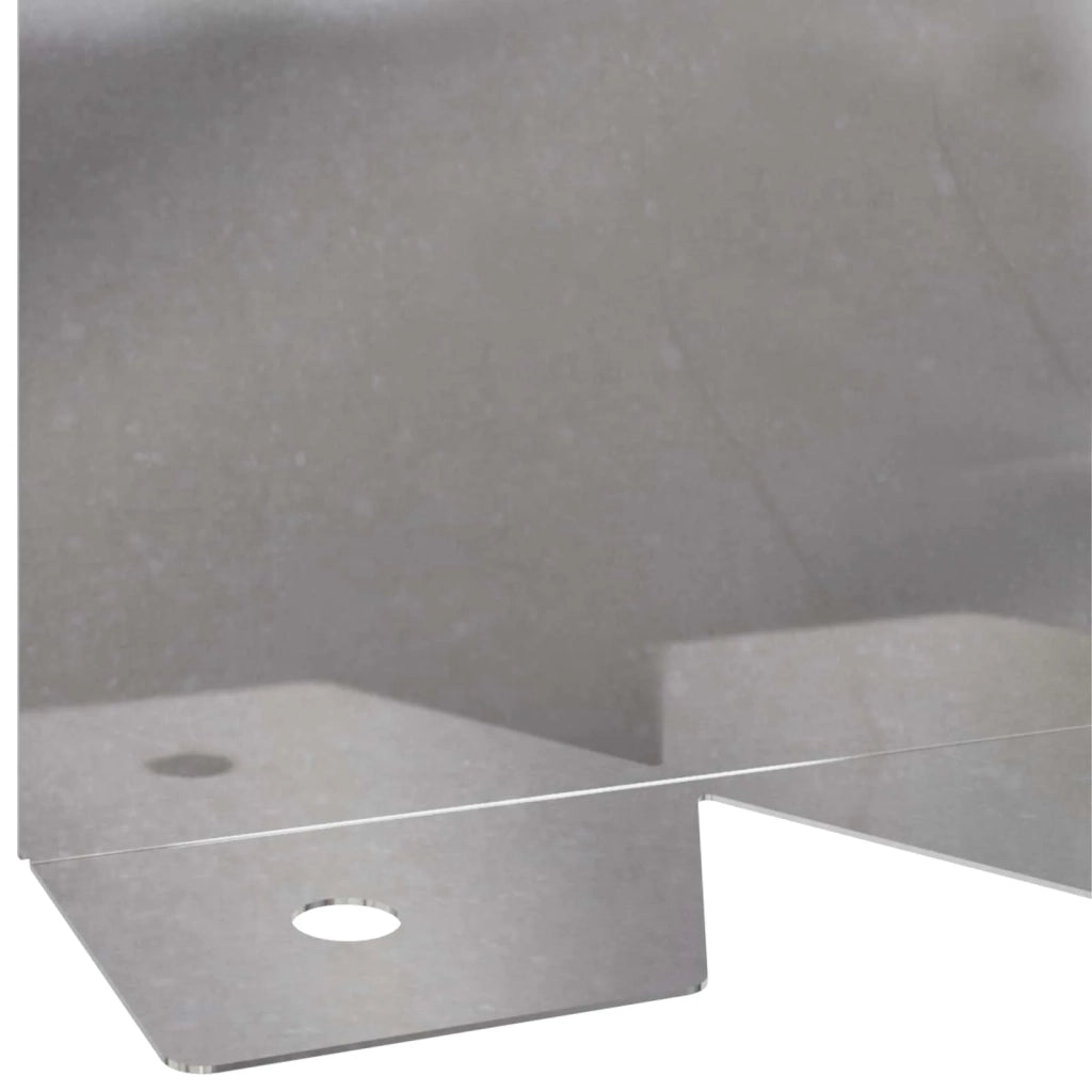 Bordura per Prato 30 pcs 102 x 10 x 4 cm Acciaio Argento 8008756