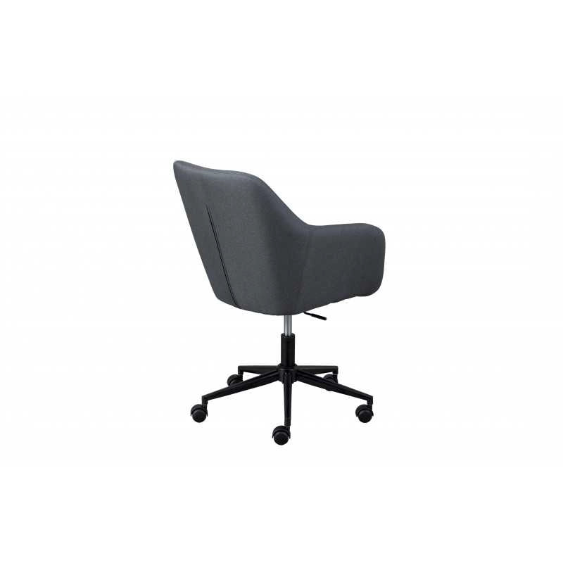 Poltrona Inter Link girevole ed elevabile con ruote grigio