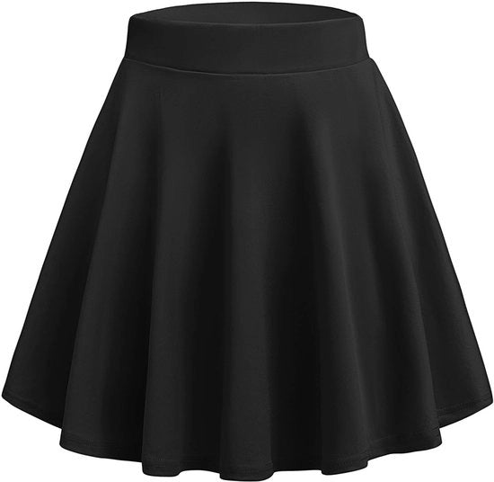 Mini Rok A-Linea - Cintura Elastica - Rok Corta - Forma di Passo Comoda - Adatto a Tutti i Tipi di Corpo