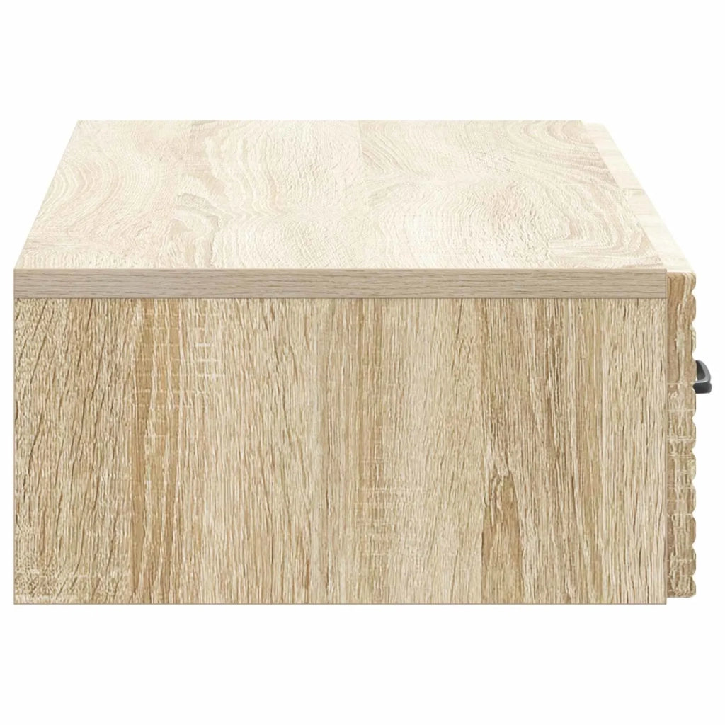 Tavolino da Parete Laterale | Tavolo laterale | Tavolino Rovere Sonoma 87,5 x 34,5 x 17 cm