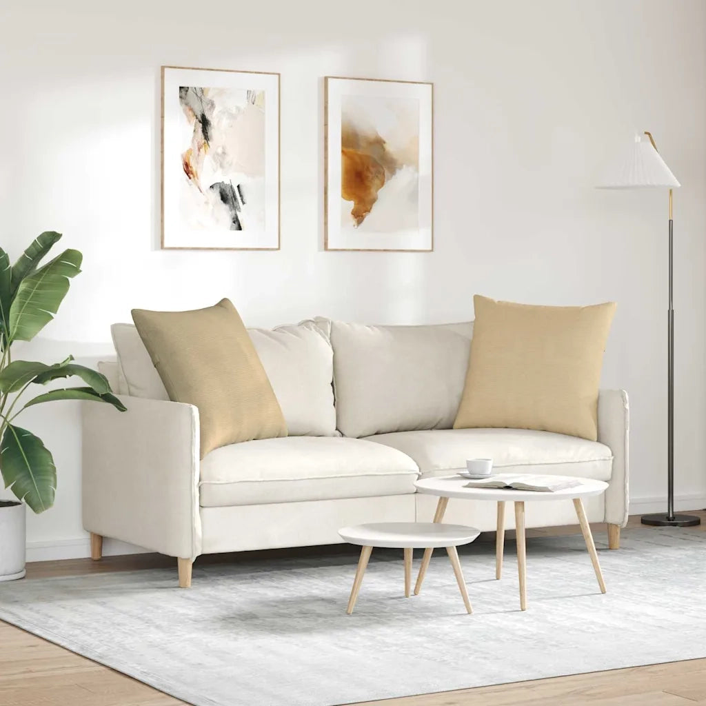 Cuscini da Divano 2 pz | Cuscini per sedie Grigio Verde 60 x 60 cm