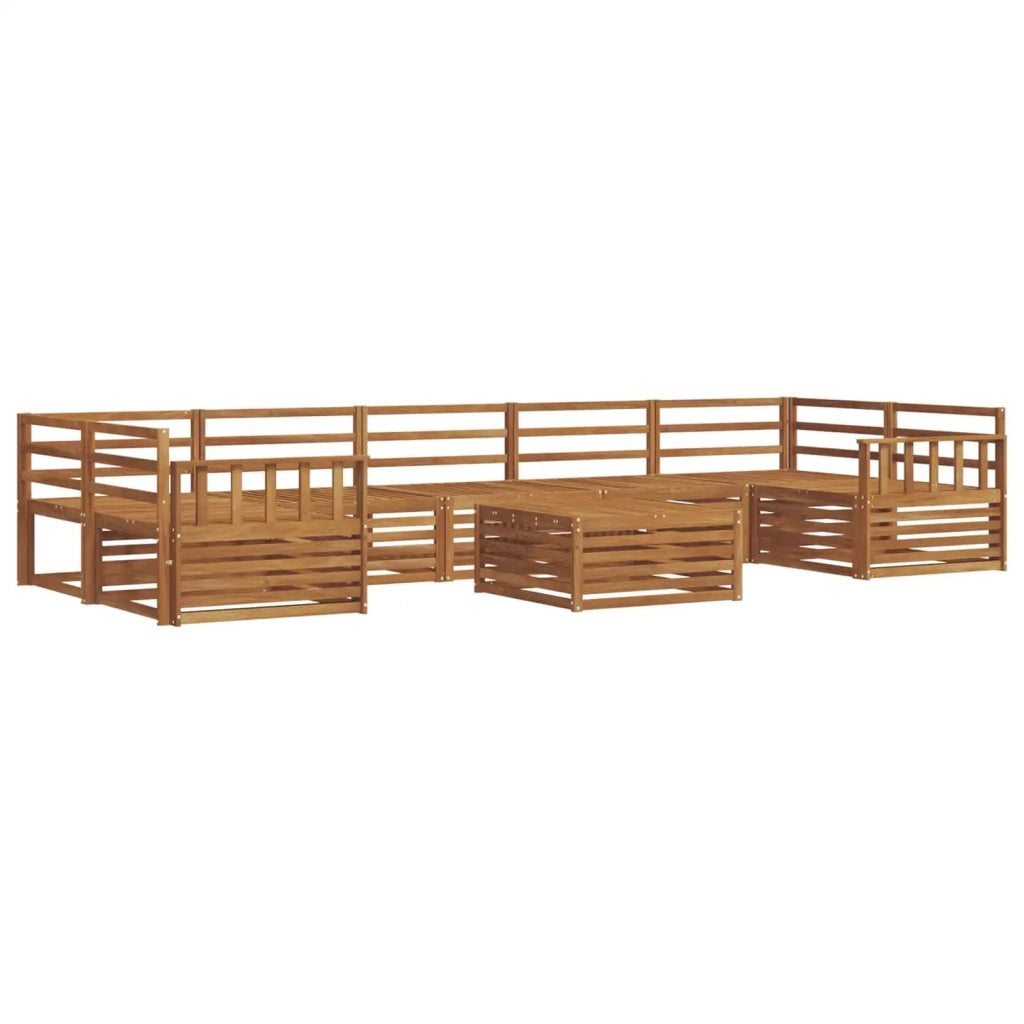 Set di divani da esterno 8 pcs Naturale 3373169