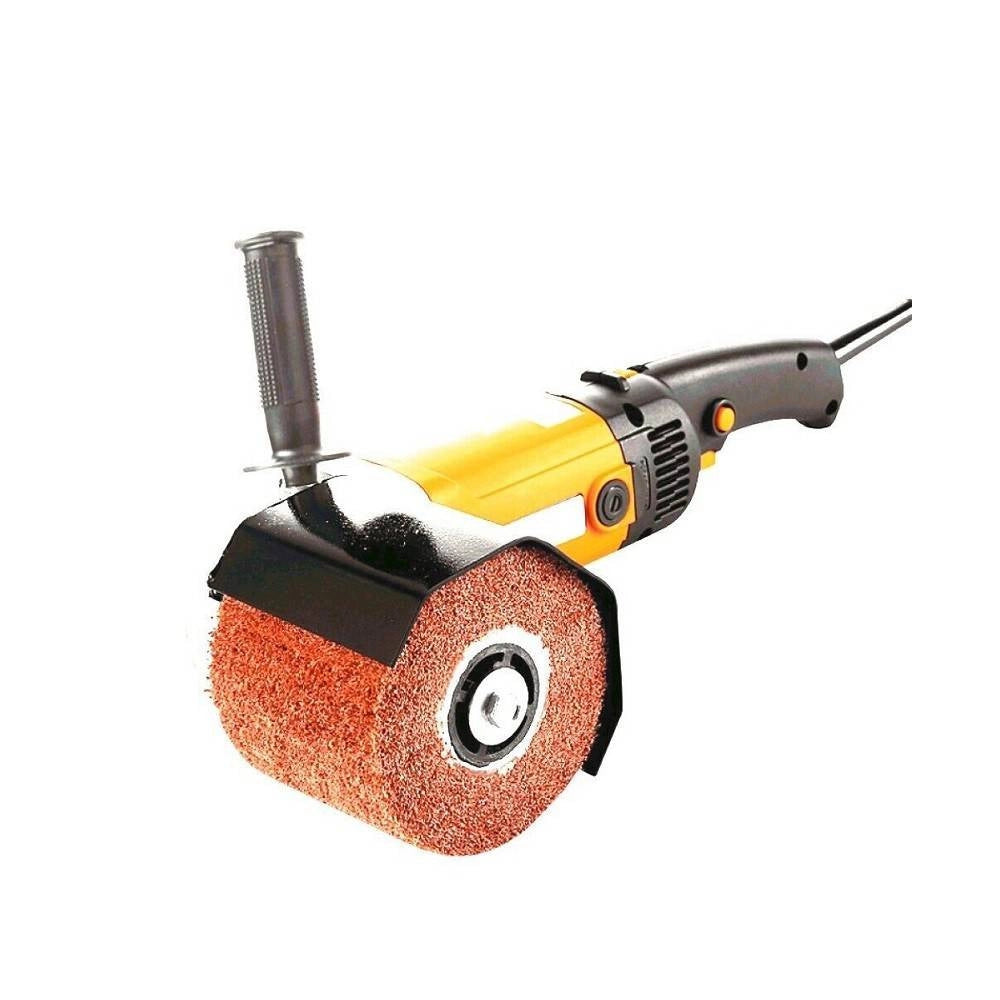 Trade Shop - Levigatrice A Rullo Spazzolatura Satinatura Metalli Smerigliatrice 1900w Mod 120 -