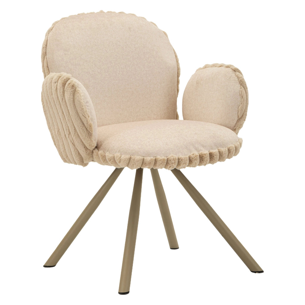 Zans, Sedia 2 Sedie, Bianco Crema