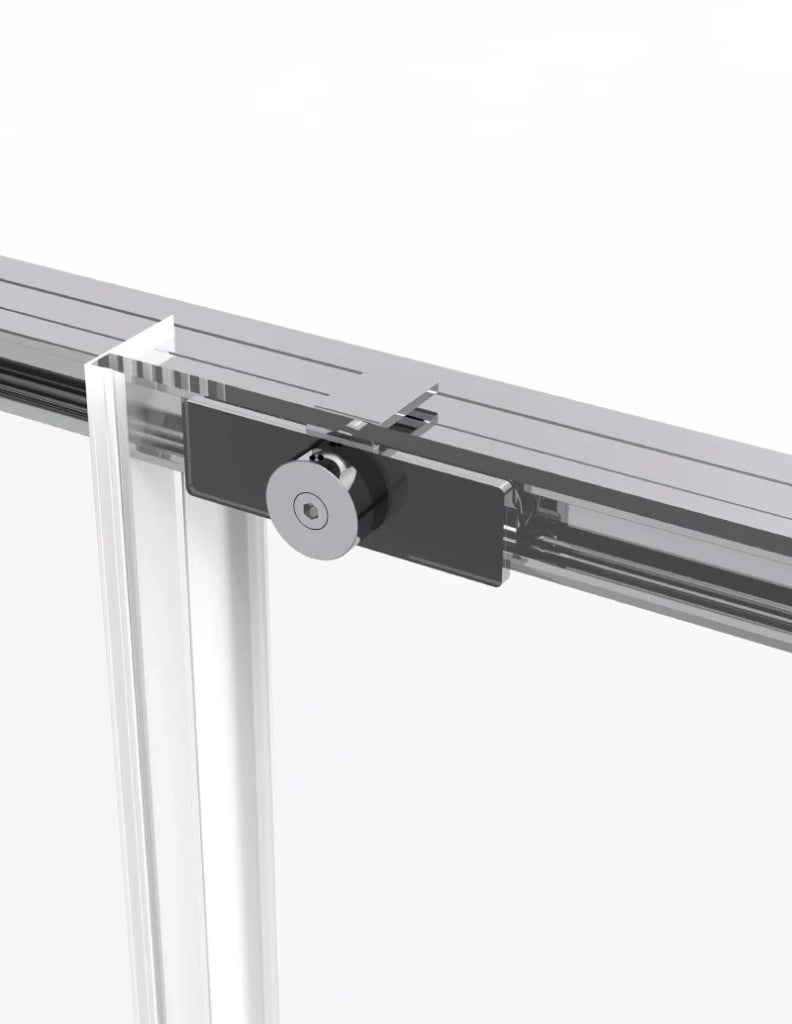 Box doccia ABANTE (TWENTY) 1+1 con lato fisso laterale 175x75 cm Cromo