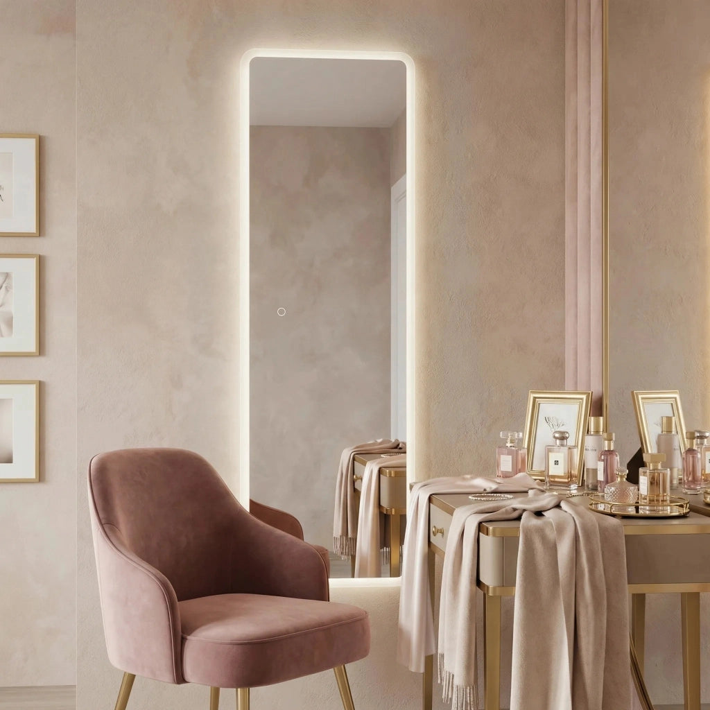 Specchio Led 150x50cm Mol-sq