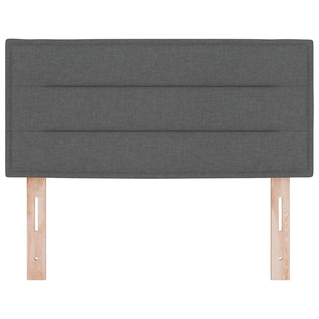 Testiera | Testata Grigio scuro 80 cm Tessuto