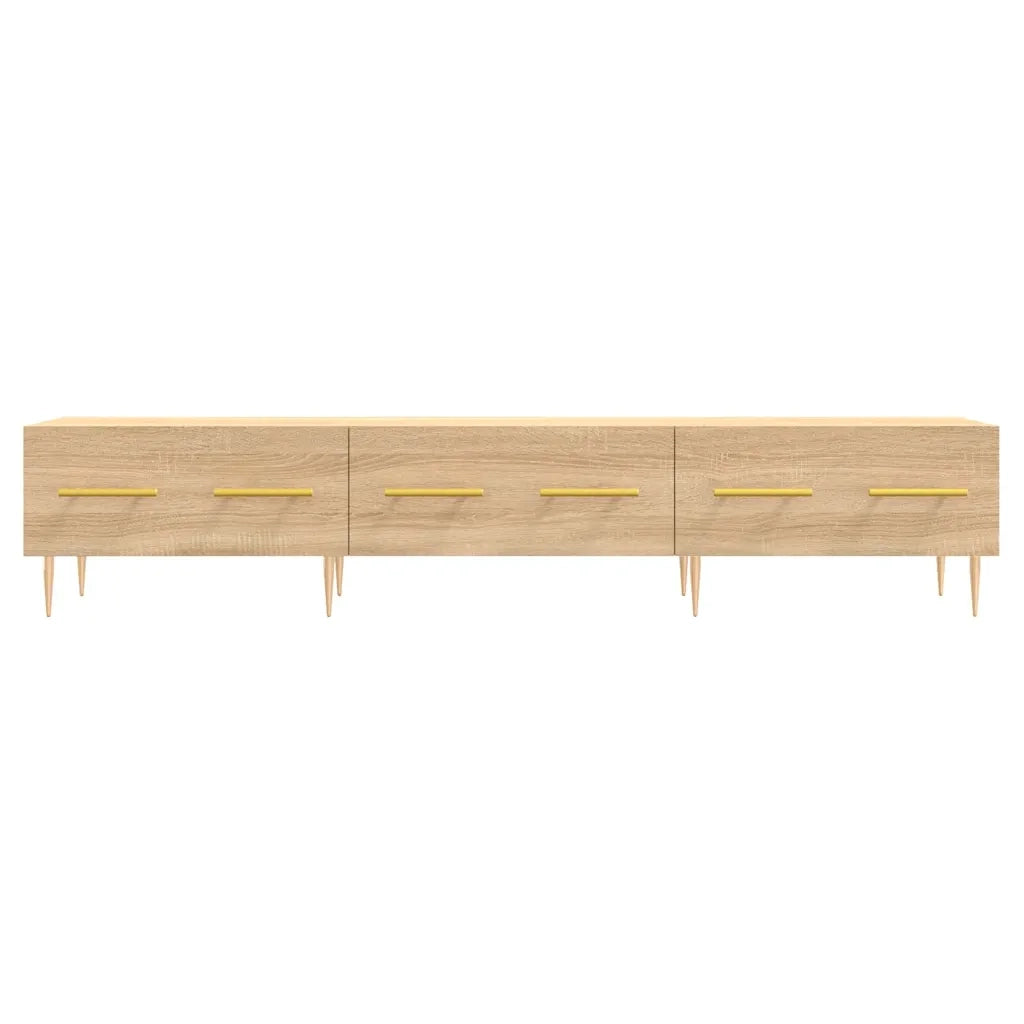 Mobile Porta TV Rovere Sonoma 150x36x30 cm in Legno Multistrato 829143