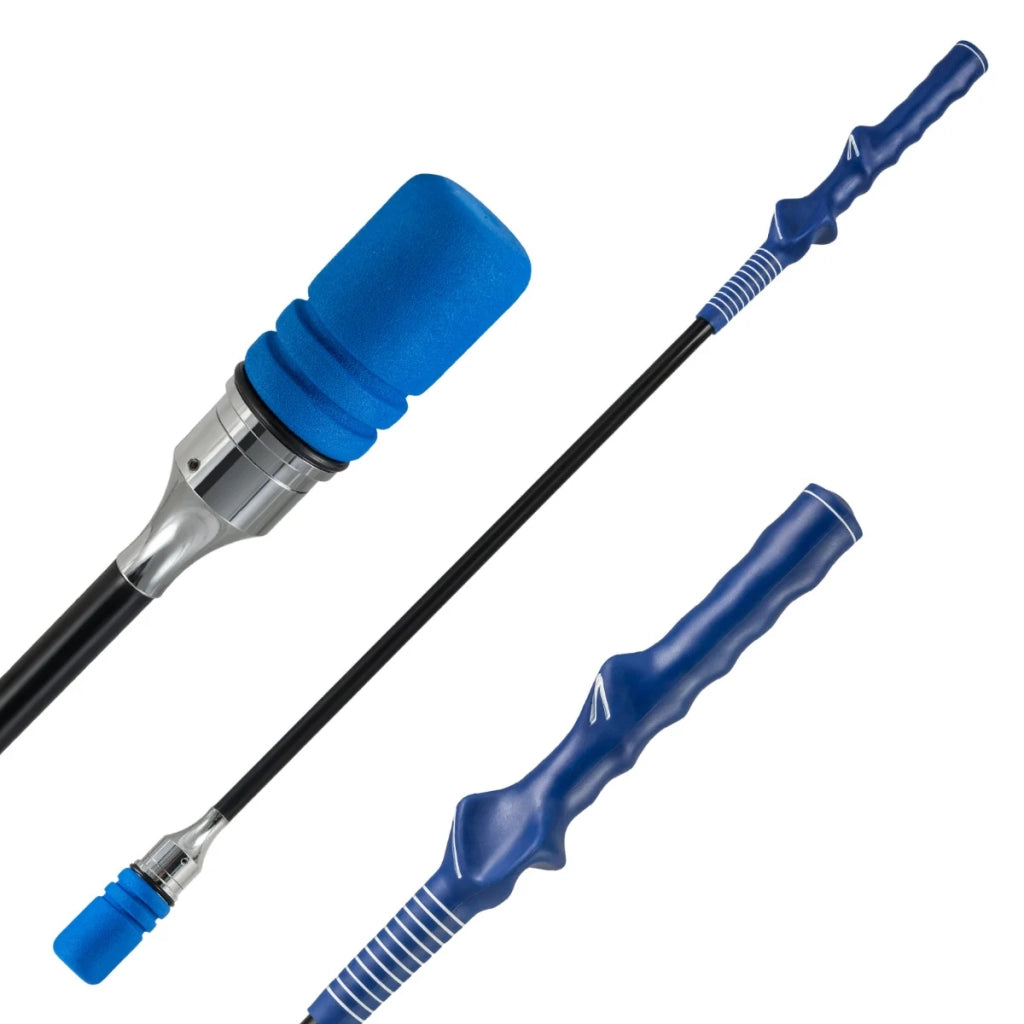 Allenatore da golf da 80 cm confezione da 1 correzione istantanea feedback sonoro atmosfera sportiva silicone blu 20_0017890