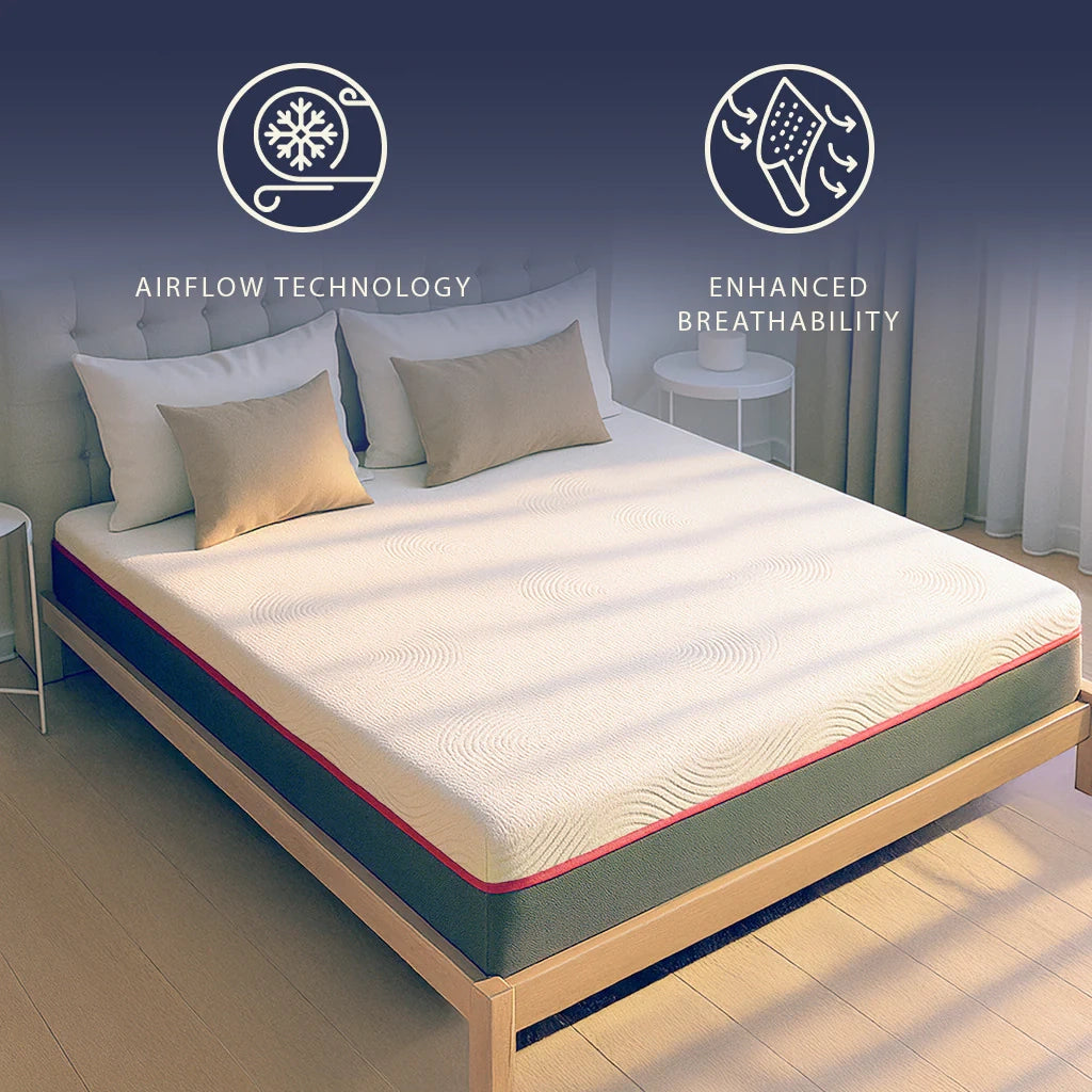 Materasso 90x190 Memory Breeze e Molle Insacchettate | Altezza 30 cm |  Sfoderabile, Anallergico e Traspirante | Made in Italy