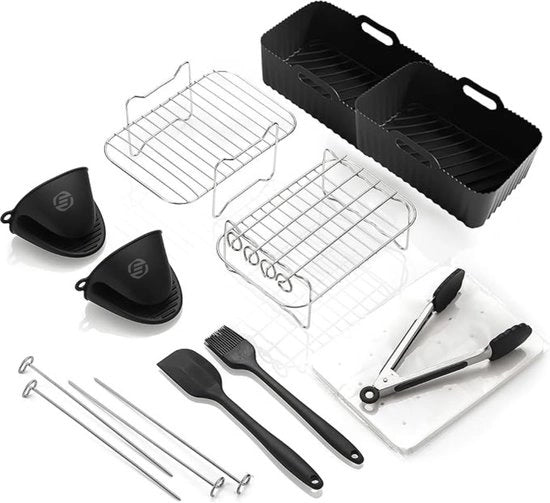 Accessori per Airfryer - Set di Accessori per Airfryer - Adatto per Fritture ad Aria Calda