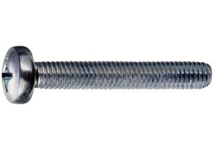 VITI PER METALLO 4.8 TESTA CILINDRICA INTERAMENTE FILETTATA- - ø mm.6x16 - 500 pezzi AMBROVIT
