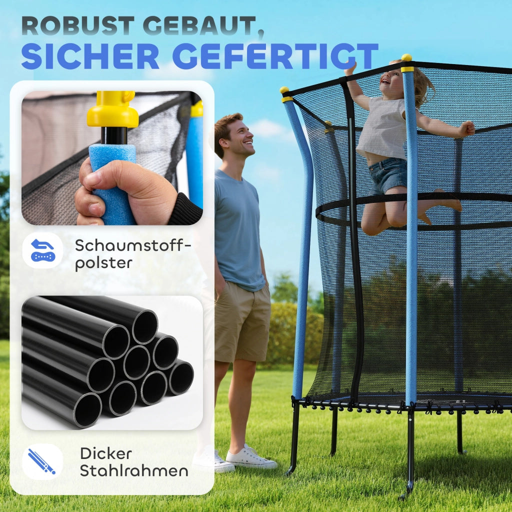 Trampolino per bambini ¨C zephmum ¨C nero e blu