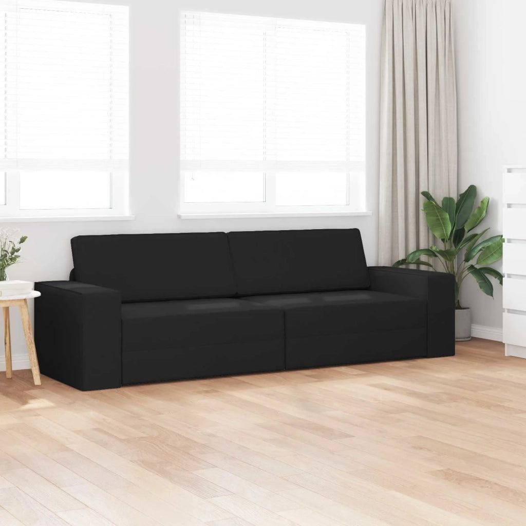 Divano letto Nero 245 x 78 x 77 cm Tessuto 4106717