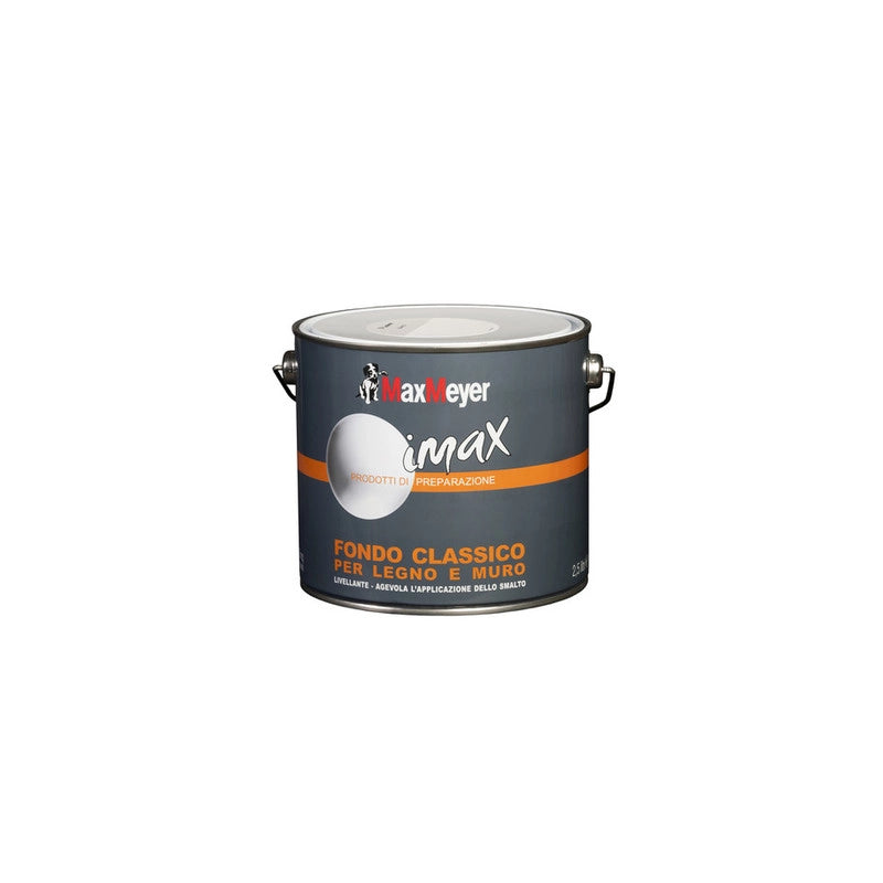 MAX FONDO X LEGNO E MURO LT.2,5 BIANCO- 1,0 pz